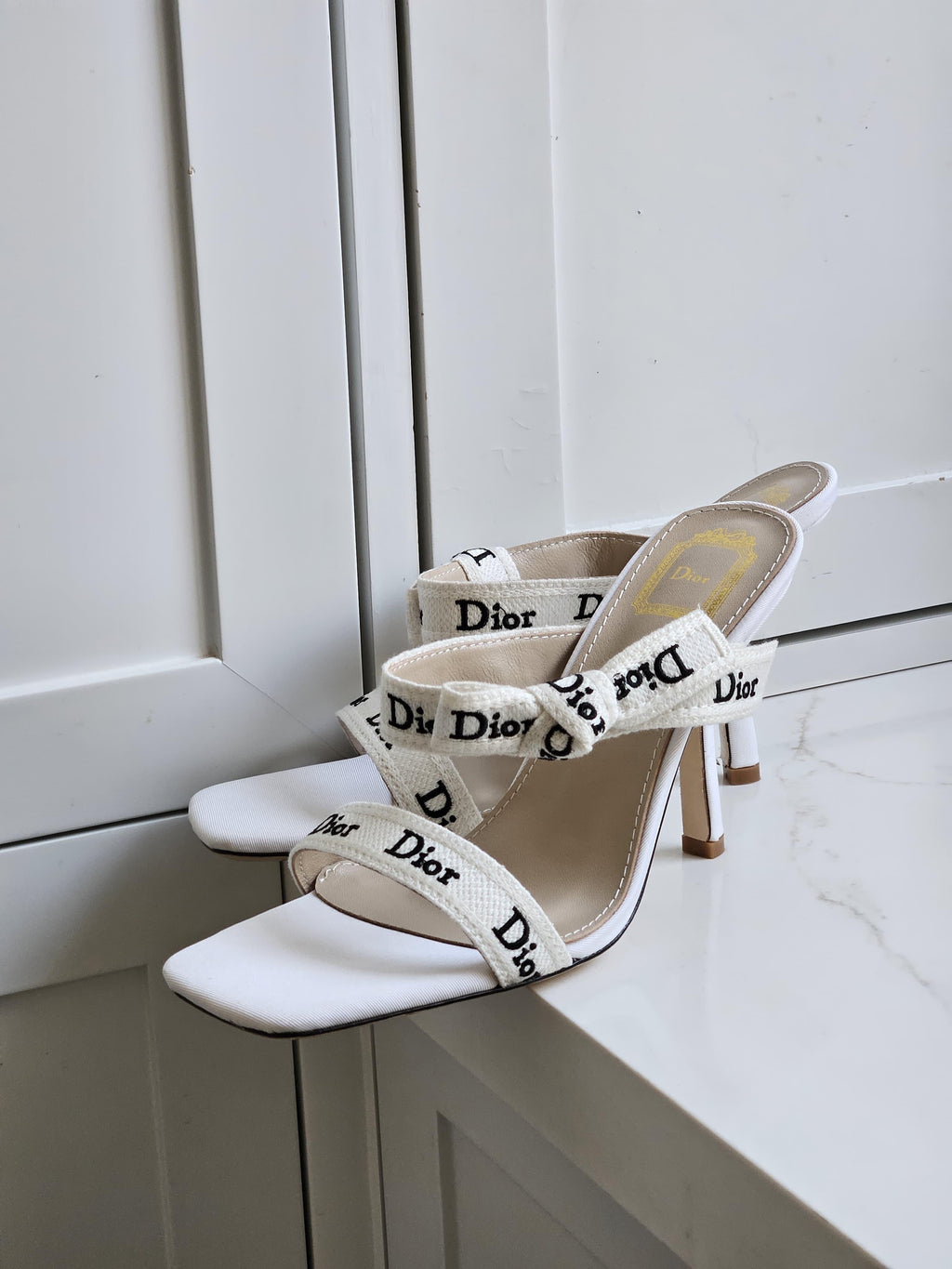 Dior Heeled Sandal with J'Adior Straps - 8