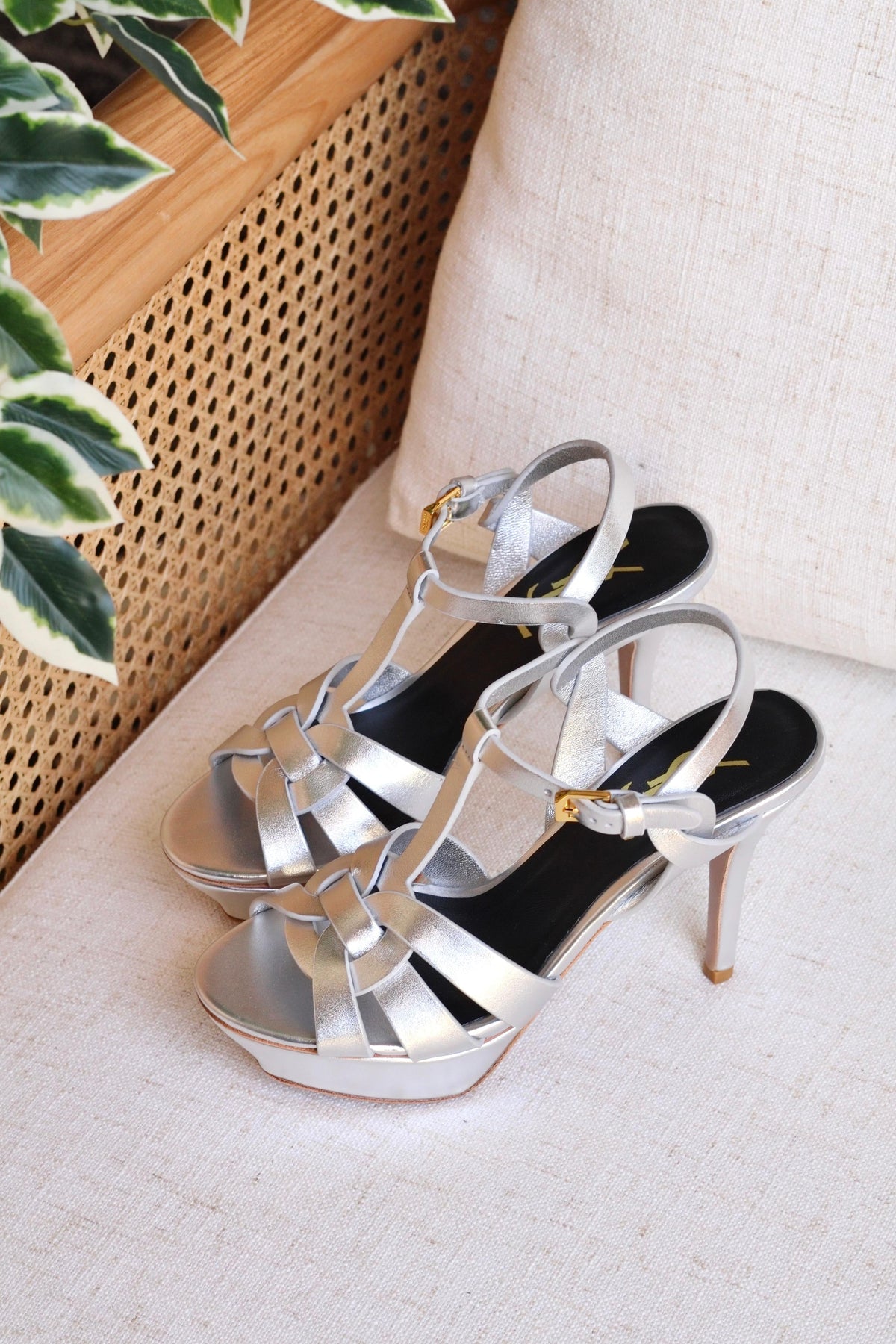 Saint Laurent Tribute platform sandals - 3