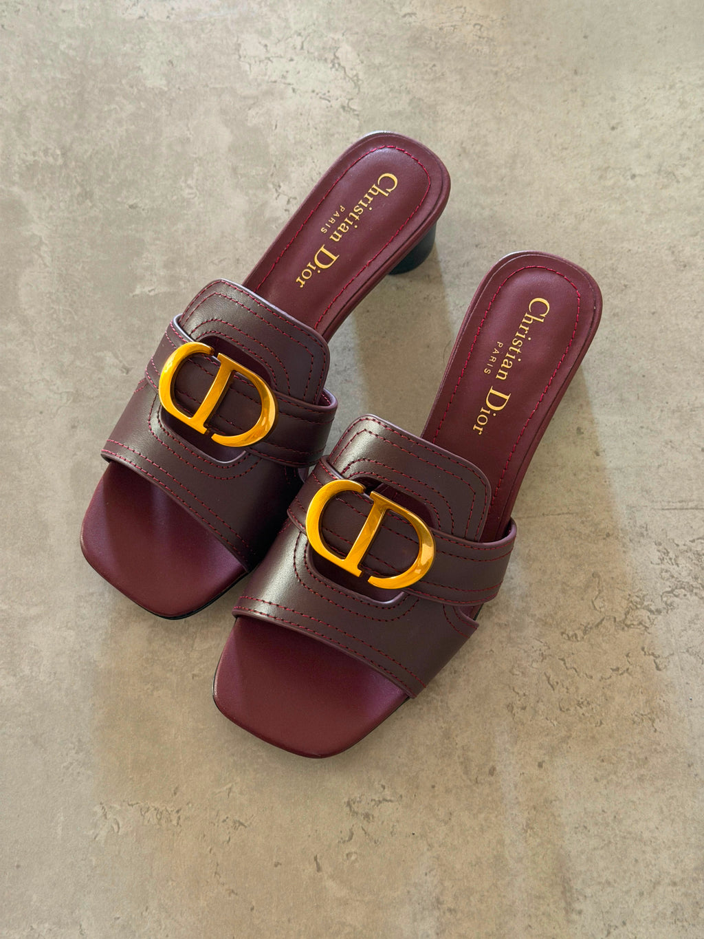 Dior 30 Montaigne Heeled Slide - 3