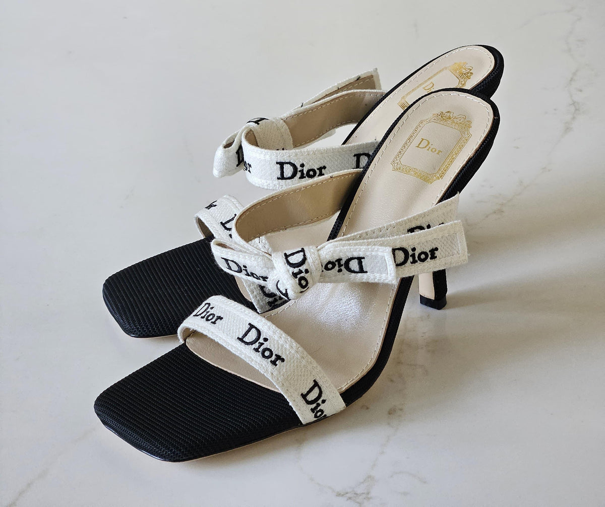 Dior Heeled Sandal with J'Adior Straps - 7