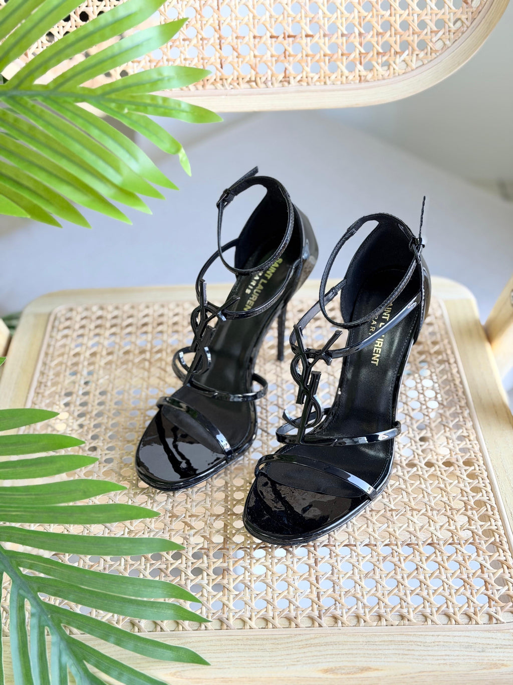 Saint Laurent Cassandra leather sandals - 2