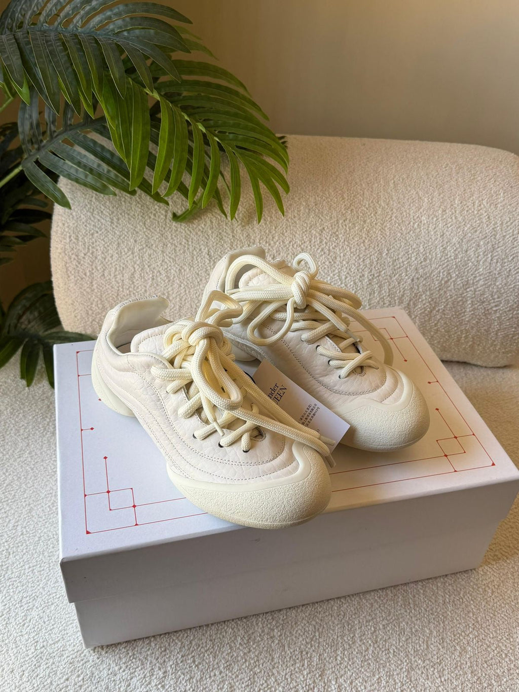 Alexander McQueen Flexion Leather Sneakers