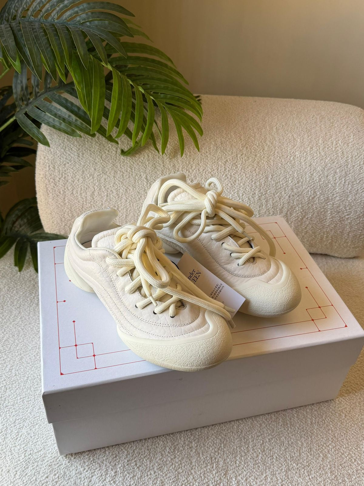 Alexander McQueen Flexion Leather Sneakers