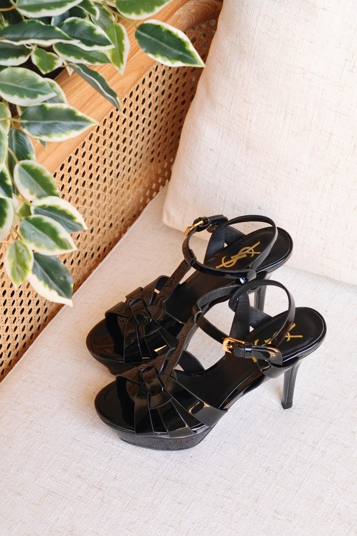 Saint Laurent Tribute platform sandals - 8