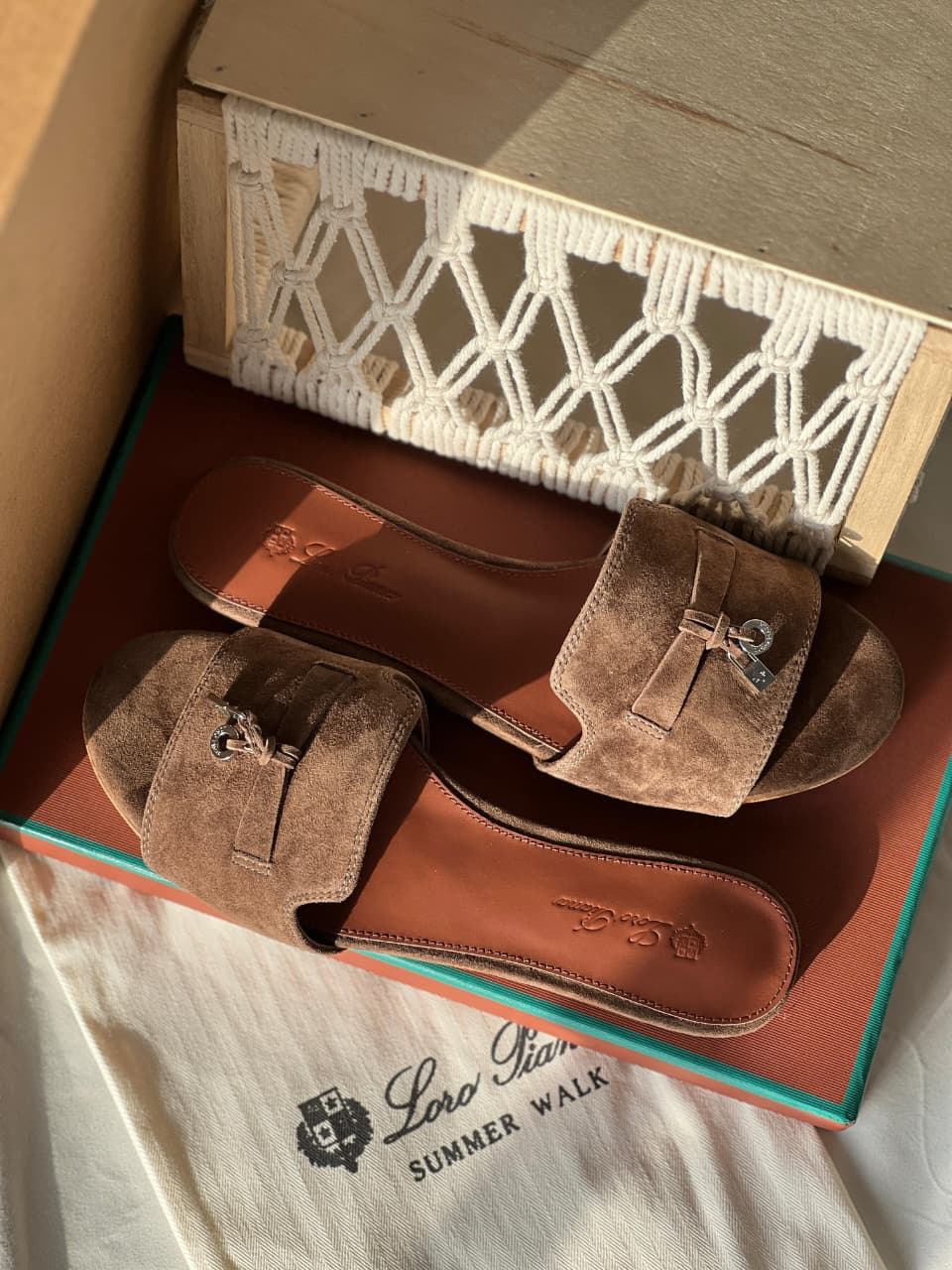 LORO PIANA Summer Charms Sandal - 6