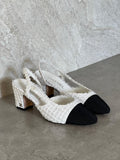 Chanel Tweed Slingback