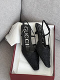 Gucci GG Crystal Slingback