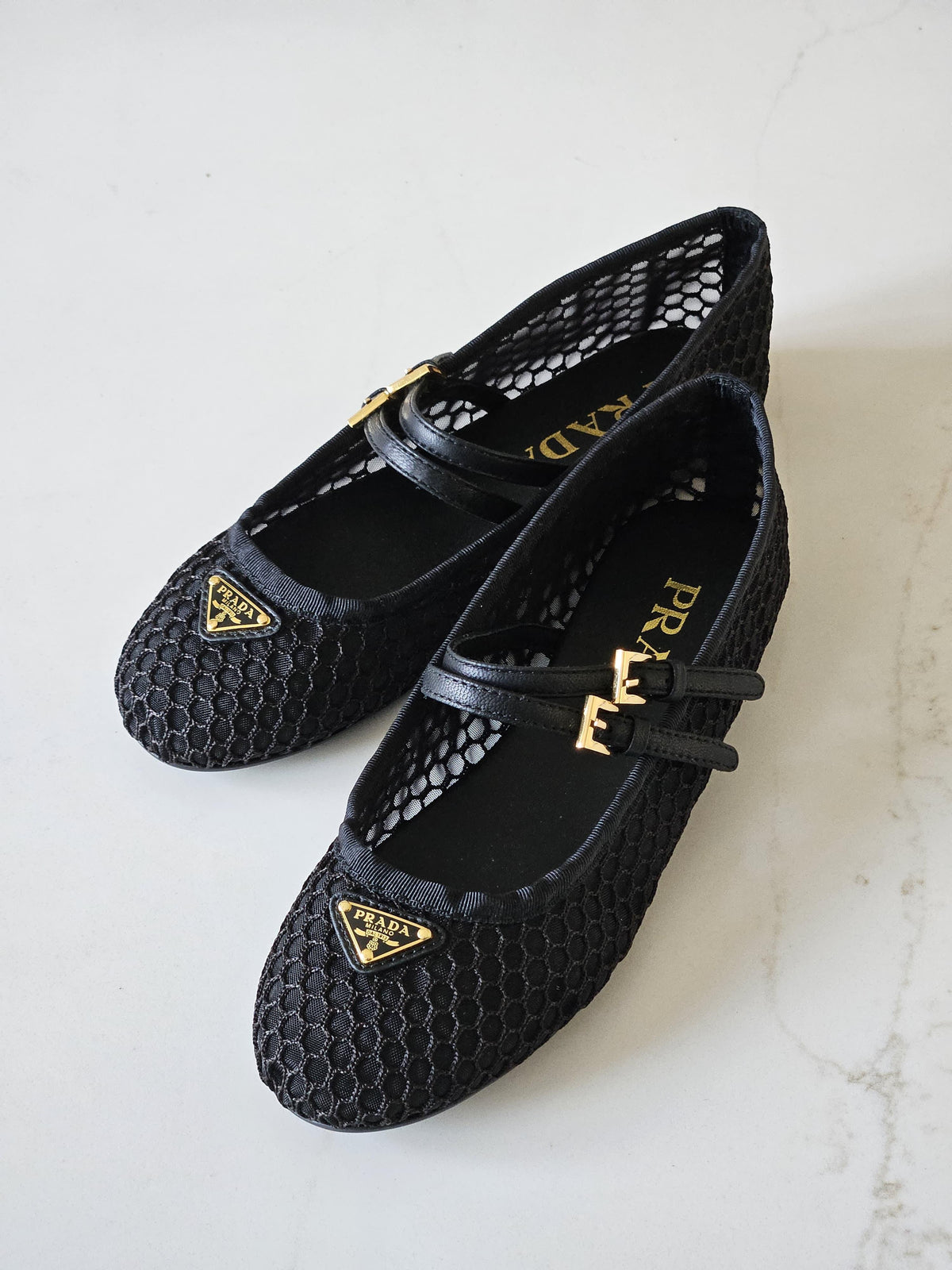 Prada Mesh Ballet Flats - 2