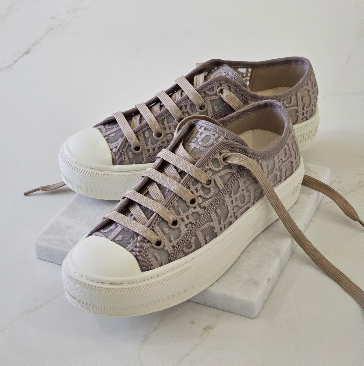 Dior Walk'n'Dior Sneaker Black Dior Oblique Embroidered Mesh