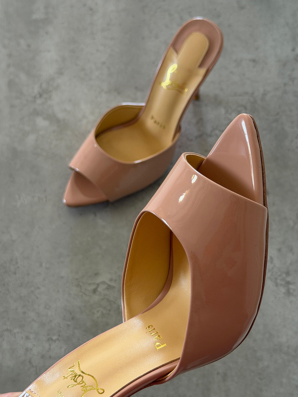 Christian Louboutin Black Me Dolly 100 Mule Sandals - 11