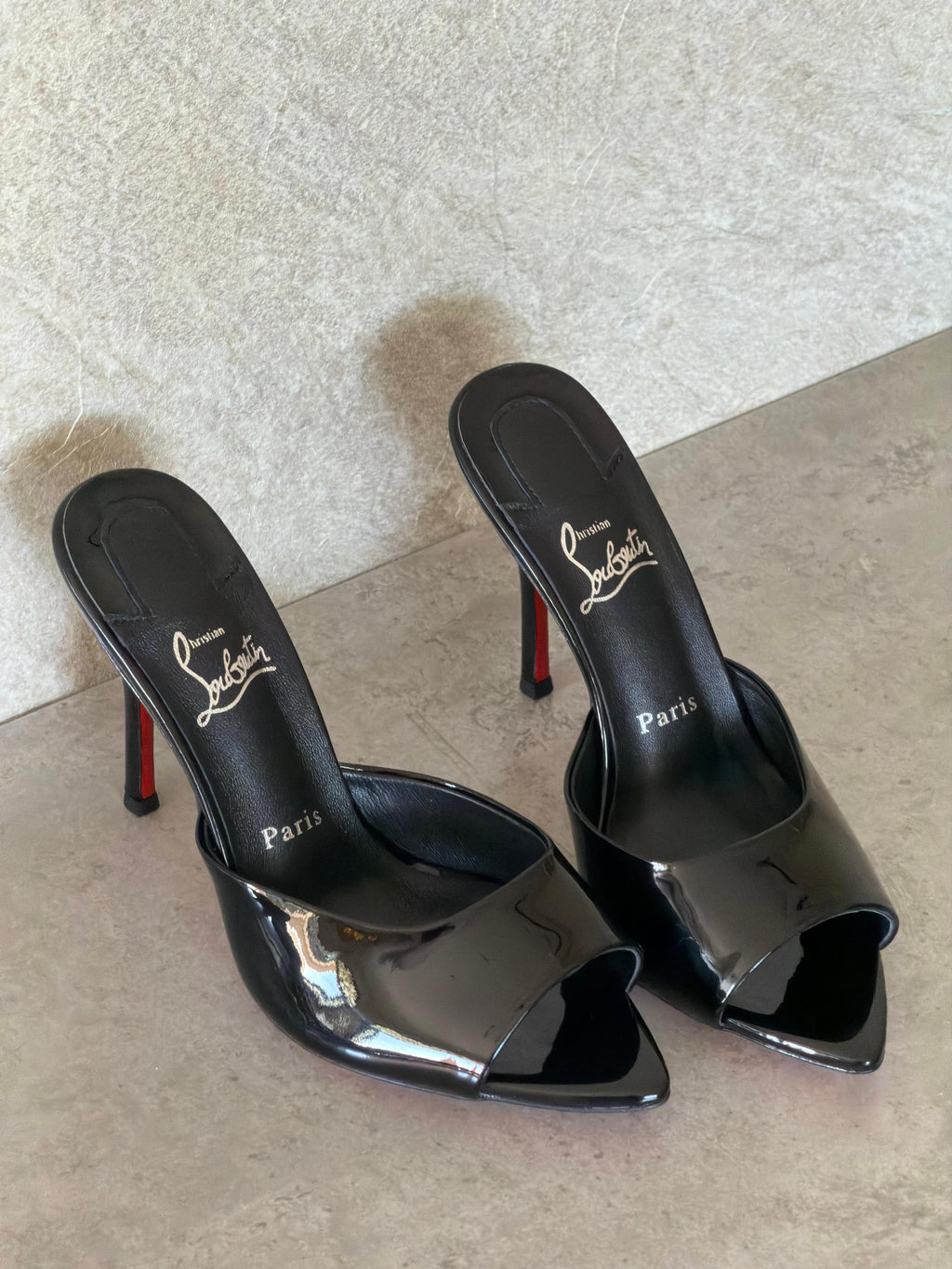Christian Louboutin Black Me Dolly 100 Mule Sandals - 2