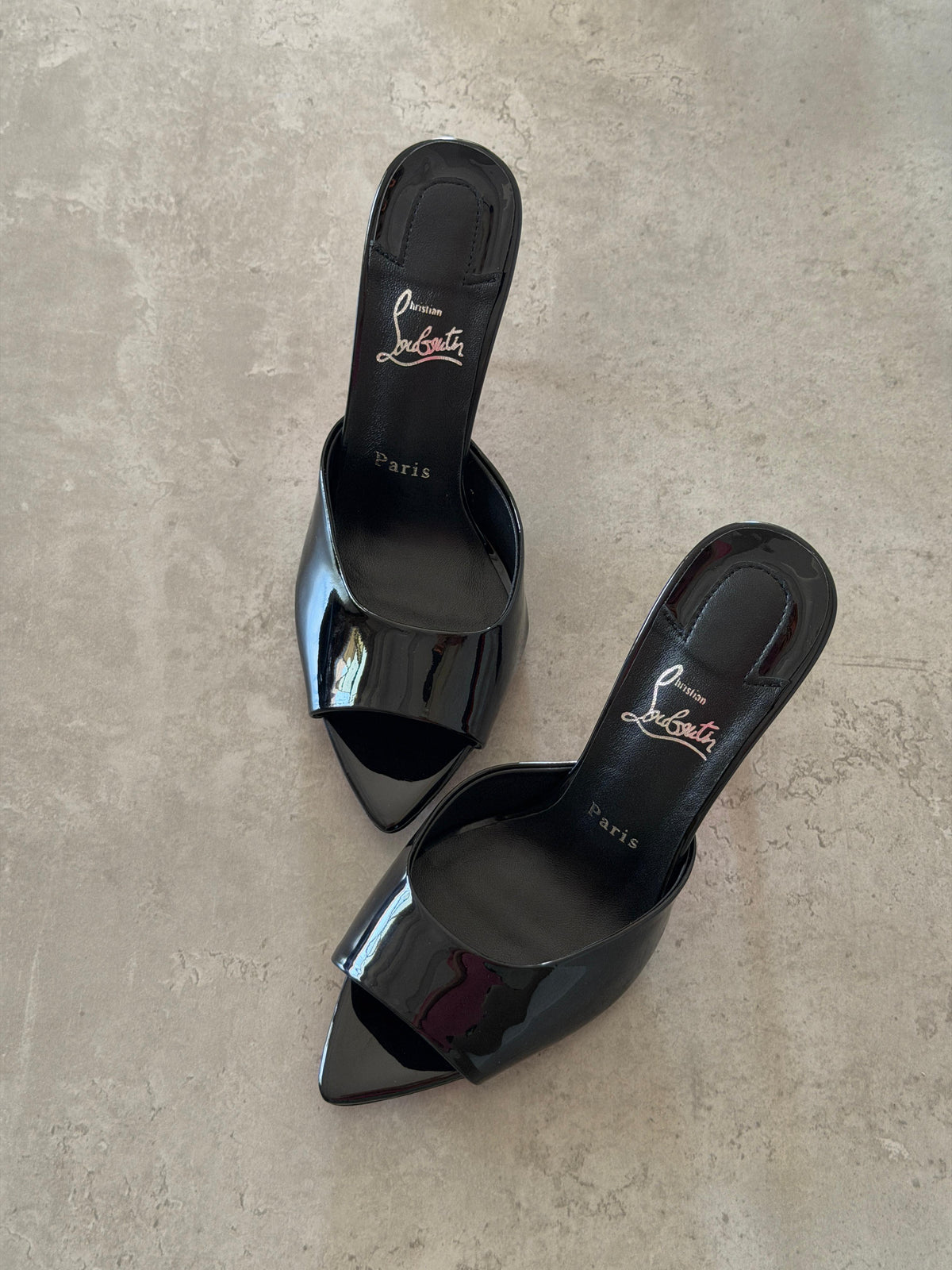 Christian Louboutin Black Me Dolly 100 Mule Sandals - 4