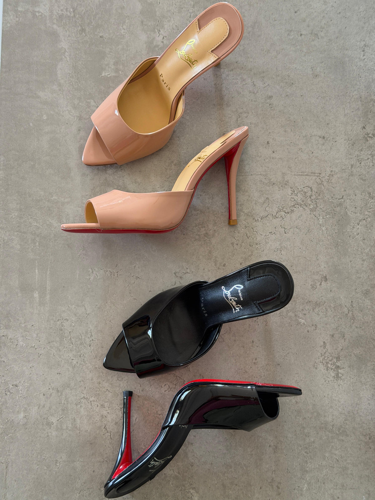 Christian Louboutin Black Me Dolly 100 Mule Sandals - 3