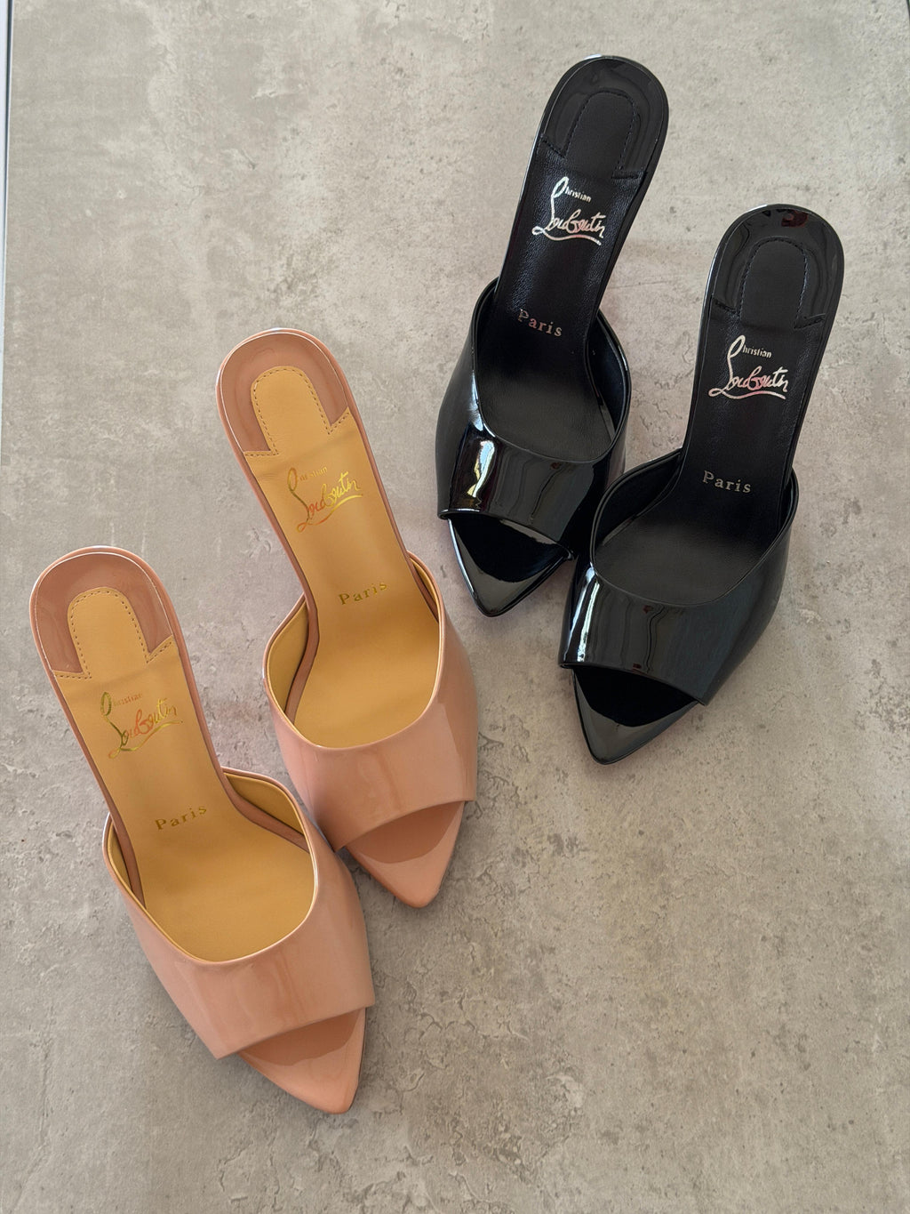 Christian Louboutin Black Me Dolly 100 Mule Sandals - 13