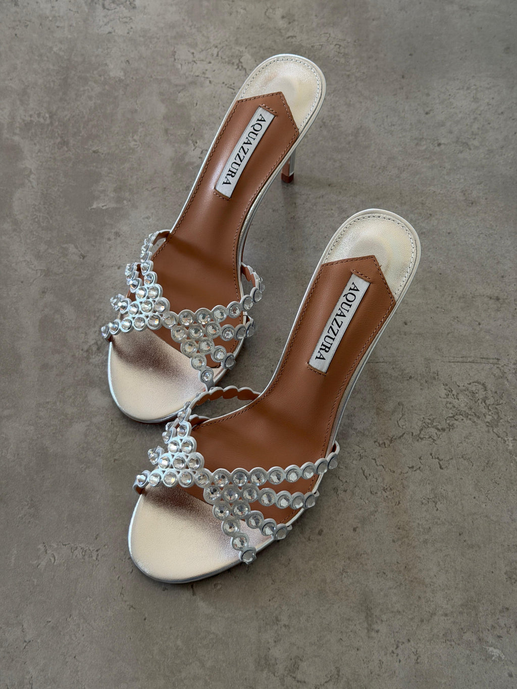 Aquazzura Tequila Crystal embellished sandals - 2