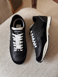 Chanel Trainers in Fabric and Embossed Suede Calfskin