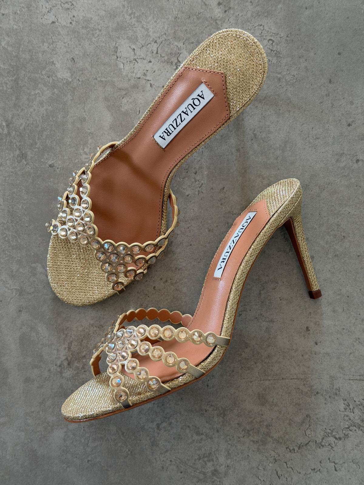 Aquazzura Embellished Tequila Mules 75 - 13