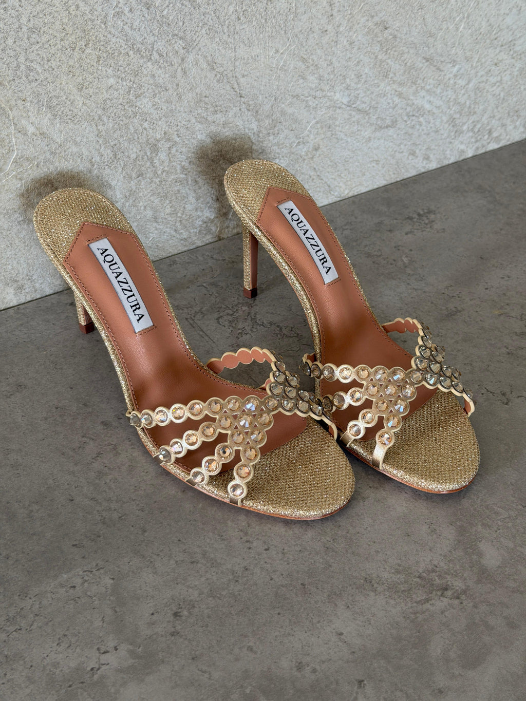 Aquazzura Embellished Tequila Mules 75 - 2