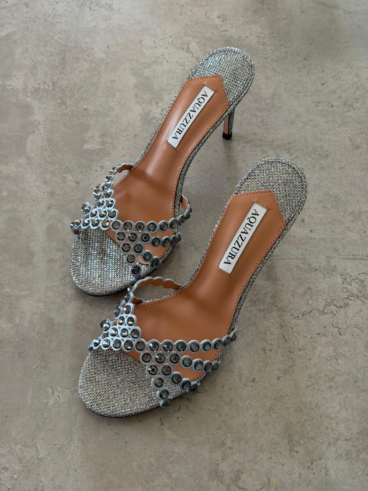 Aquazzura Embellished Tequila Mules 75 - 11