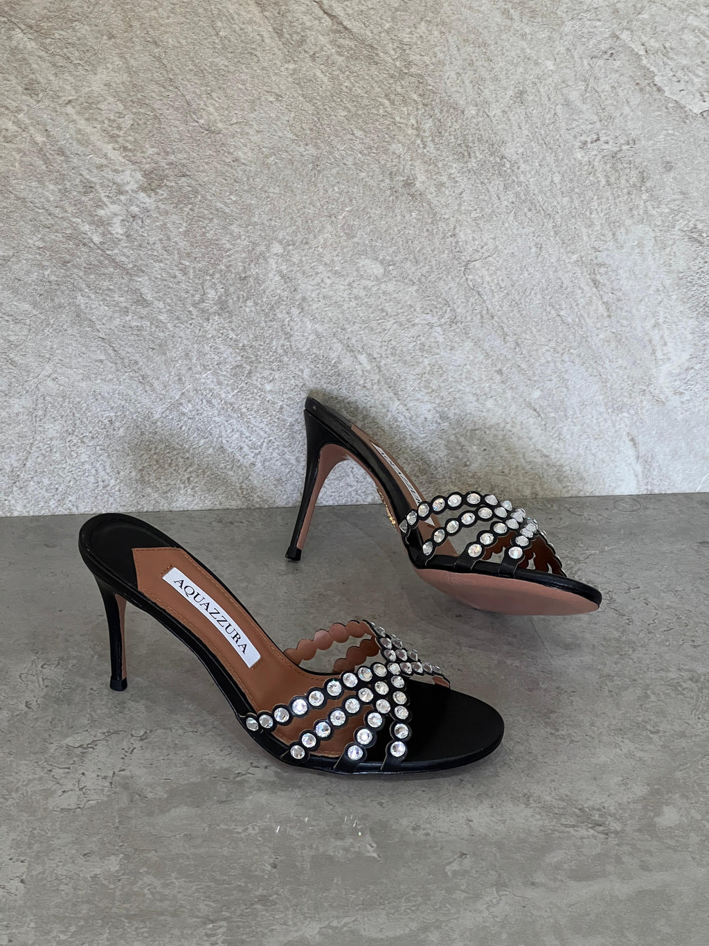 Aquazzura Embellished Tequila Mules 75 - 7