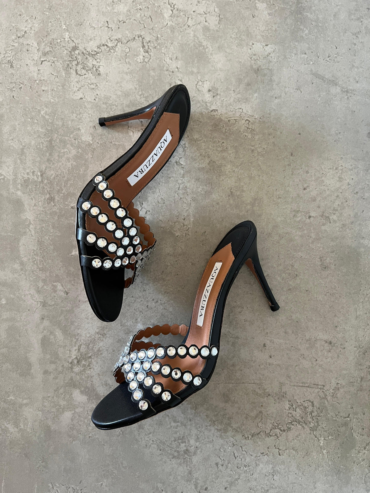 Aquazzura Embellished Tequila Mules 75 - 6