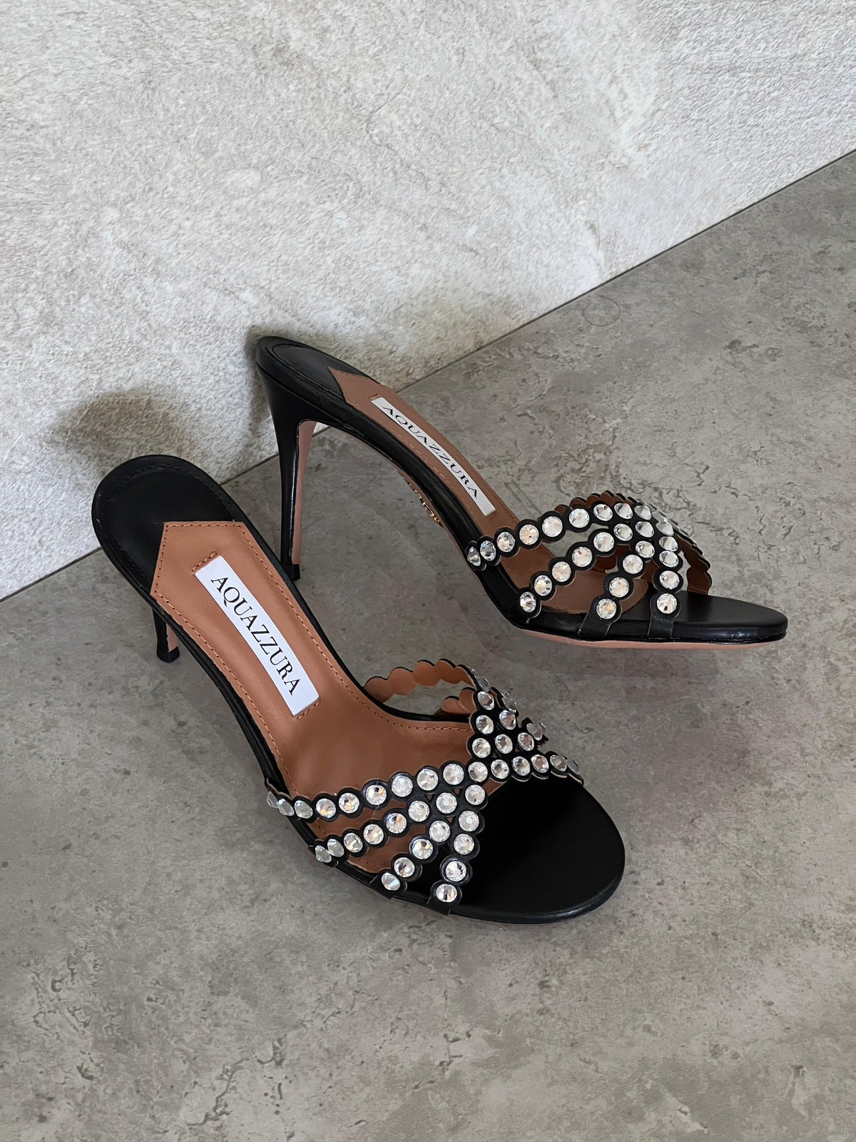 Aquazzura Embellished Tequila Mules 75 - 5