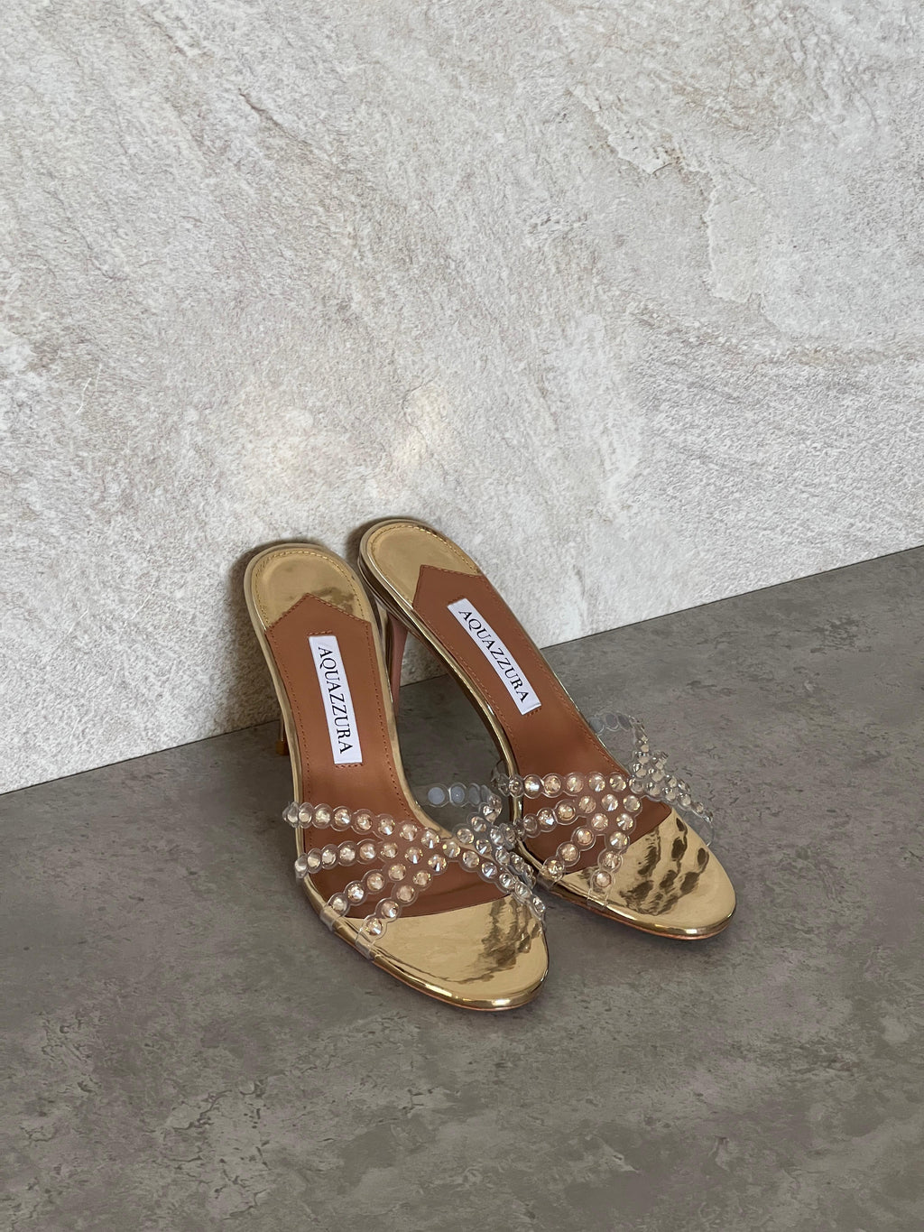Aquazzura Embellished Tequila Mules 75 - 11