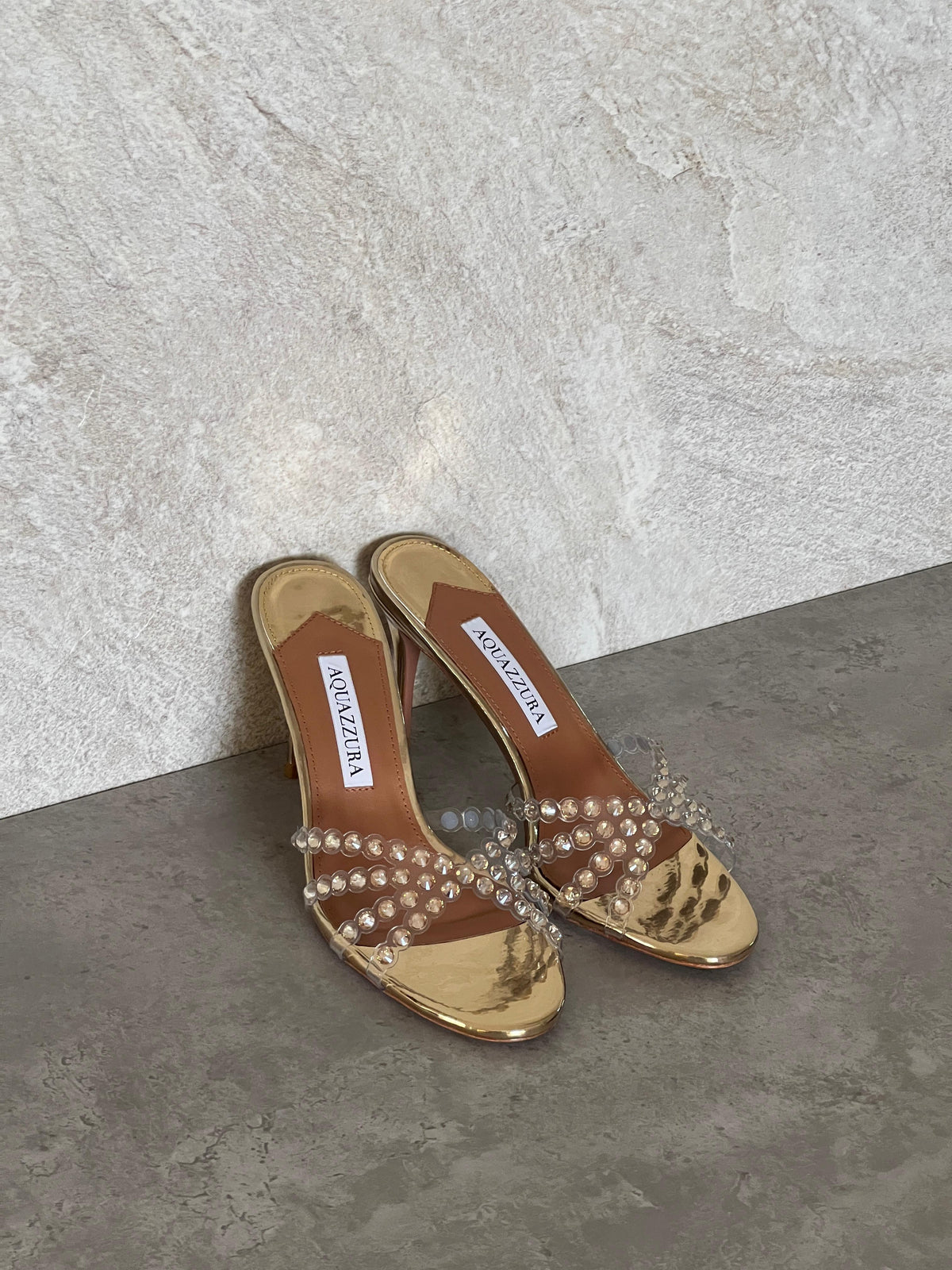 Aquazzura Embellished Tequila Mules 75 - 11