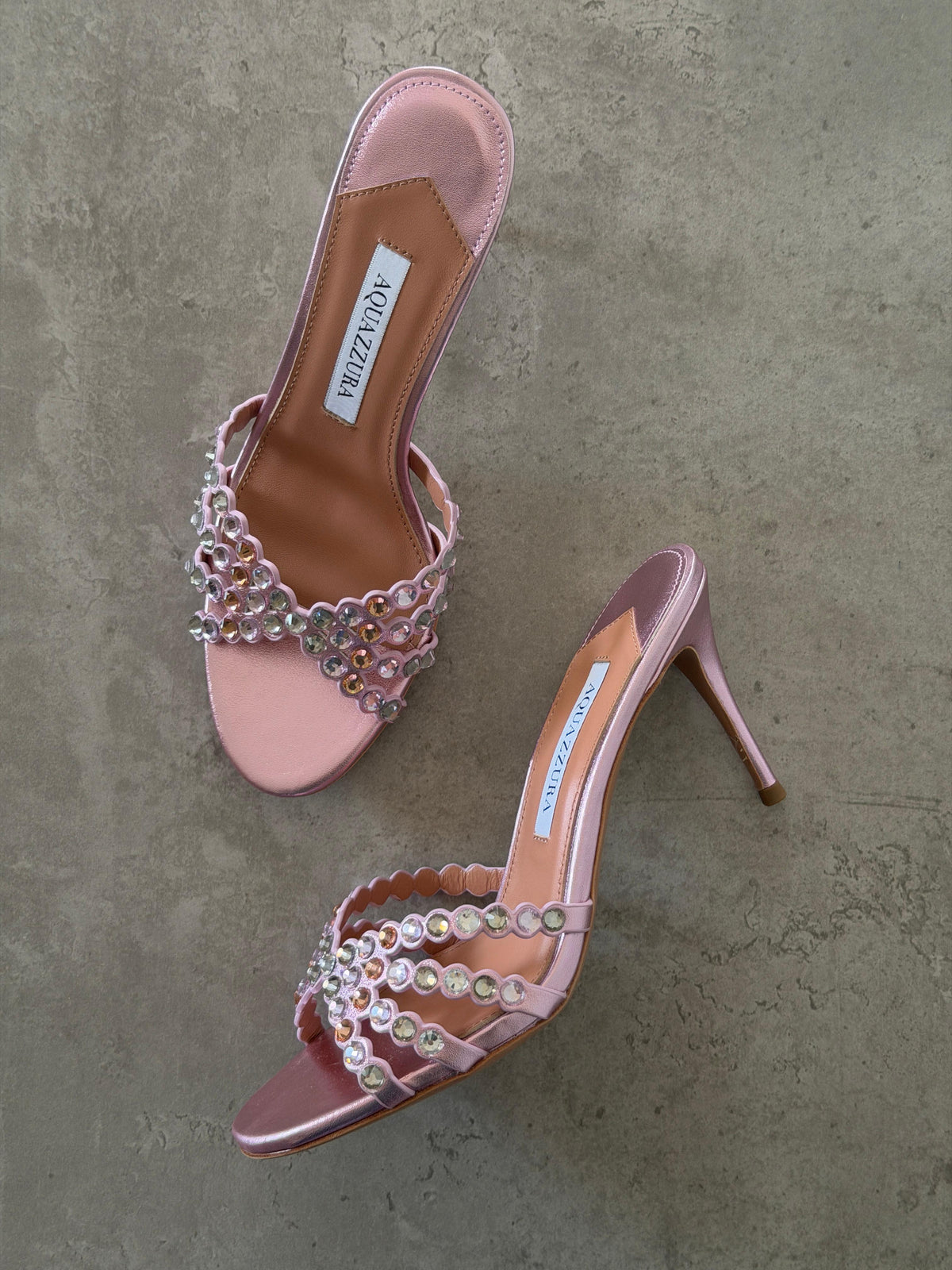 Aquazzura Embellished Tequila Mules 75 - 10