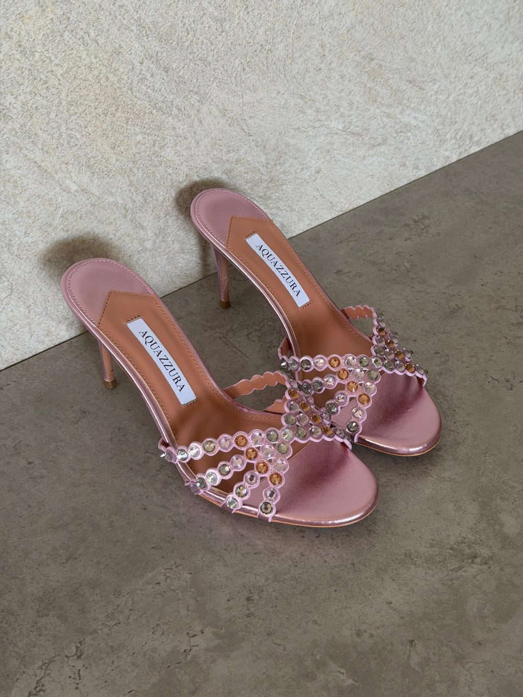 Aquazzura Embellished Tequila Mules 75 - 8