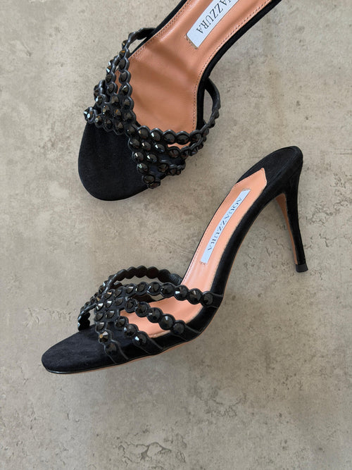 Aquazzura Embellished Tequila Mules 75 - 2