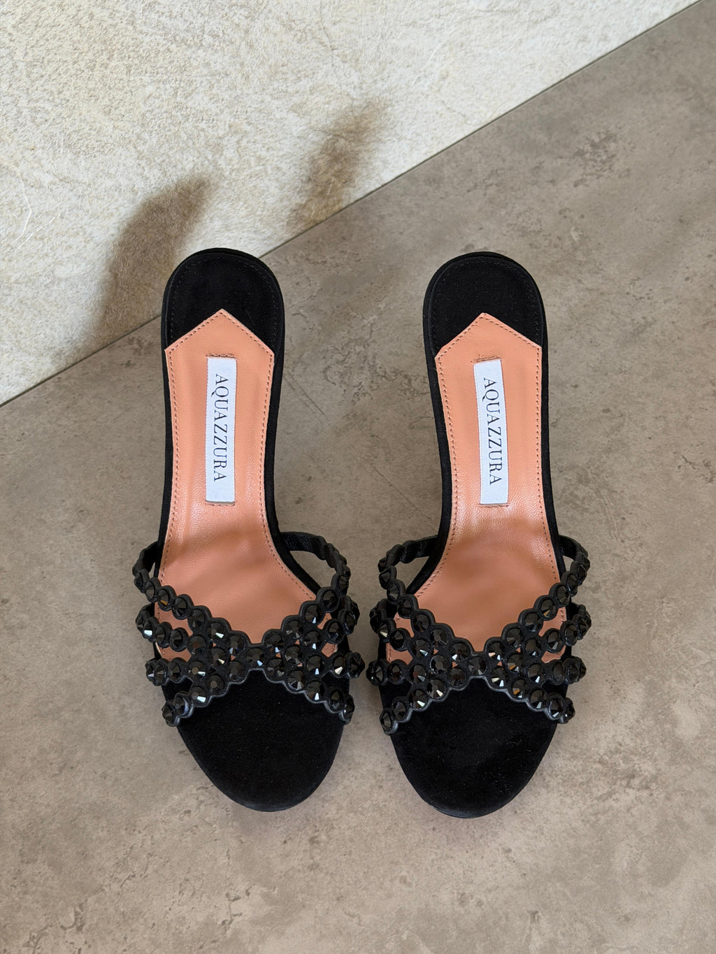 Aquazzura Embellished Tequila Mules 75 - 4