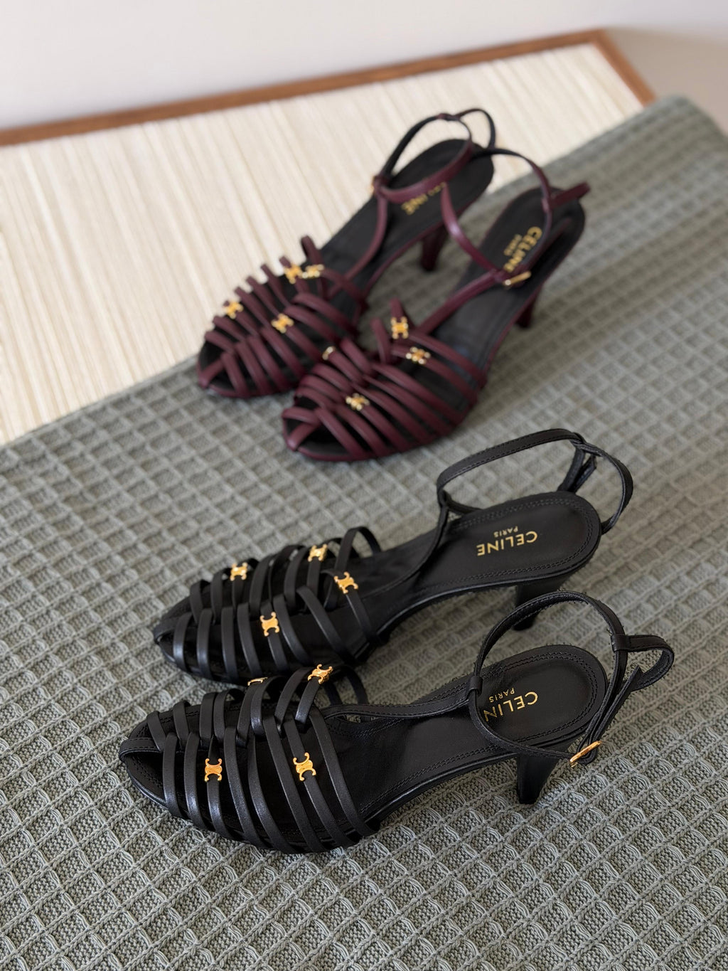 CELINE CAGE - STRAPPY SANDAL - 5