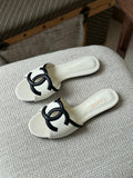 Chanel Lambskin Sandals