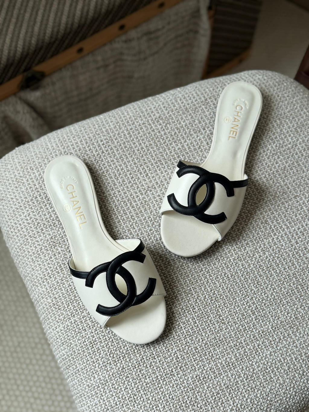 Chanel Lambskin Sandals - 4