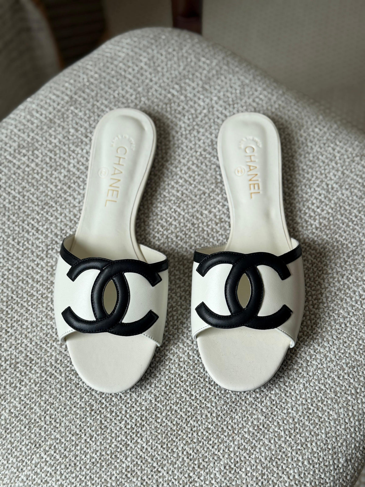 Chanel Lambskin Sandals - 11