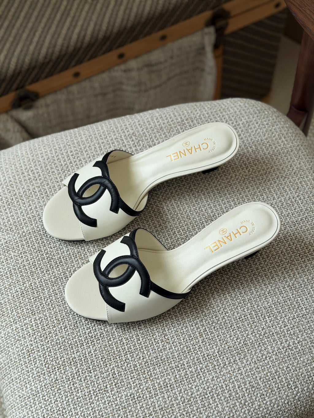 Chanel Lambskin Sandals - 12