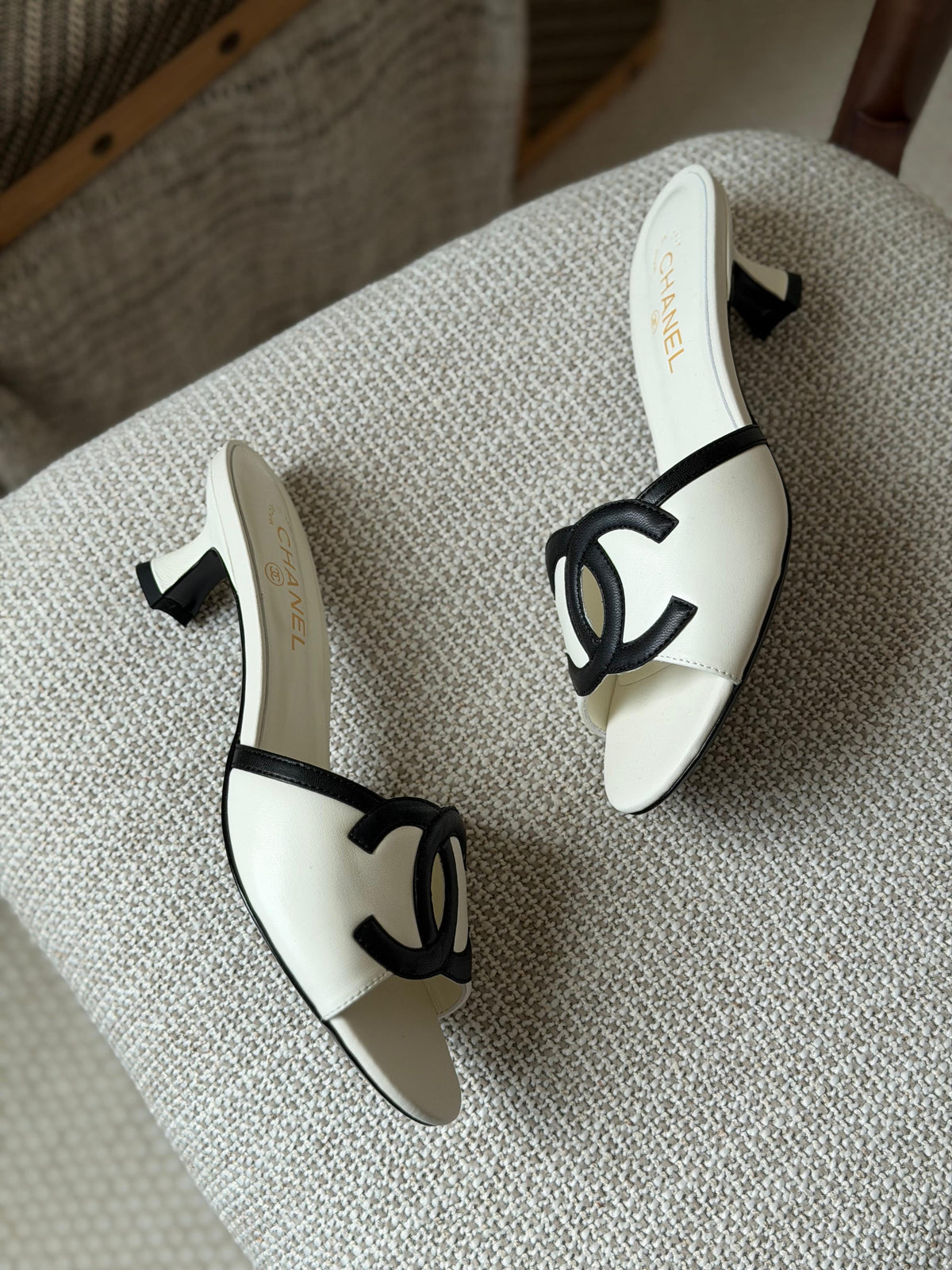 Chanel Lambskin Sandals - 11