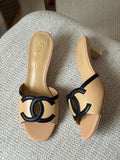 Chanel Lambskin Sandals