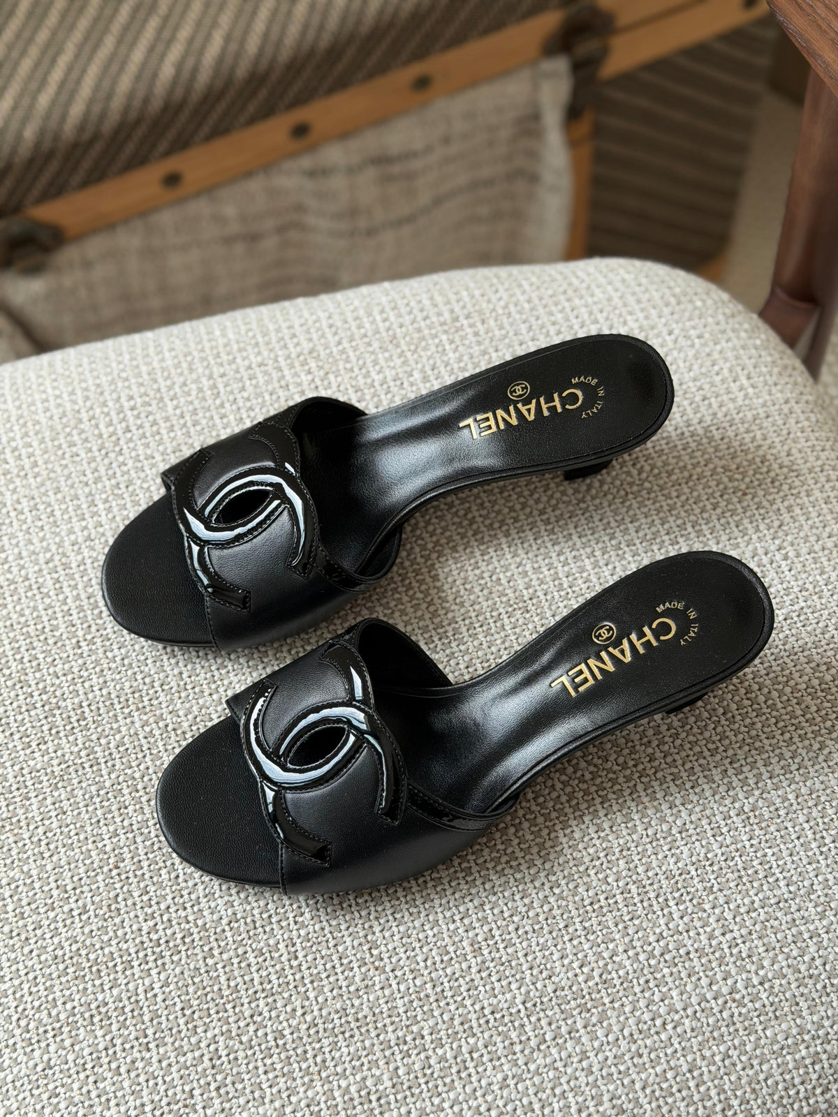 Chanel Lambskin Sandals - 5
