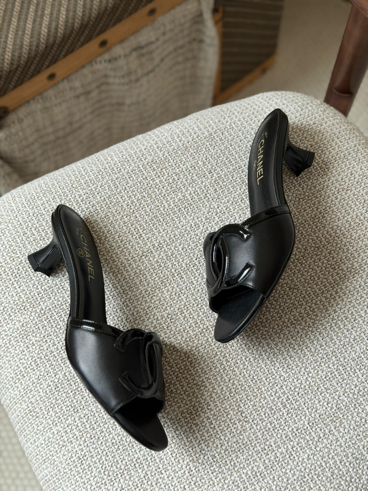 Chanel Lambskin Sandals - 2