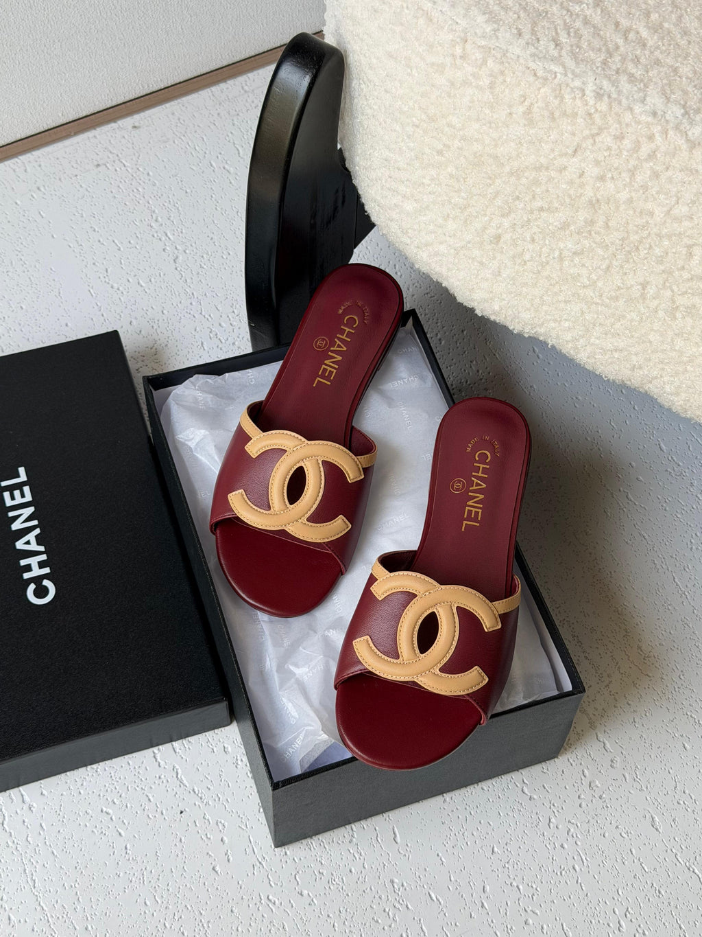 Chanel Lambskin Sandals - 5