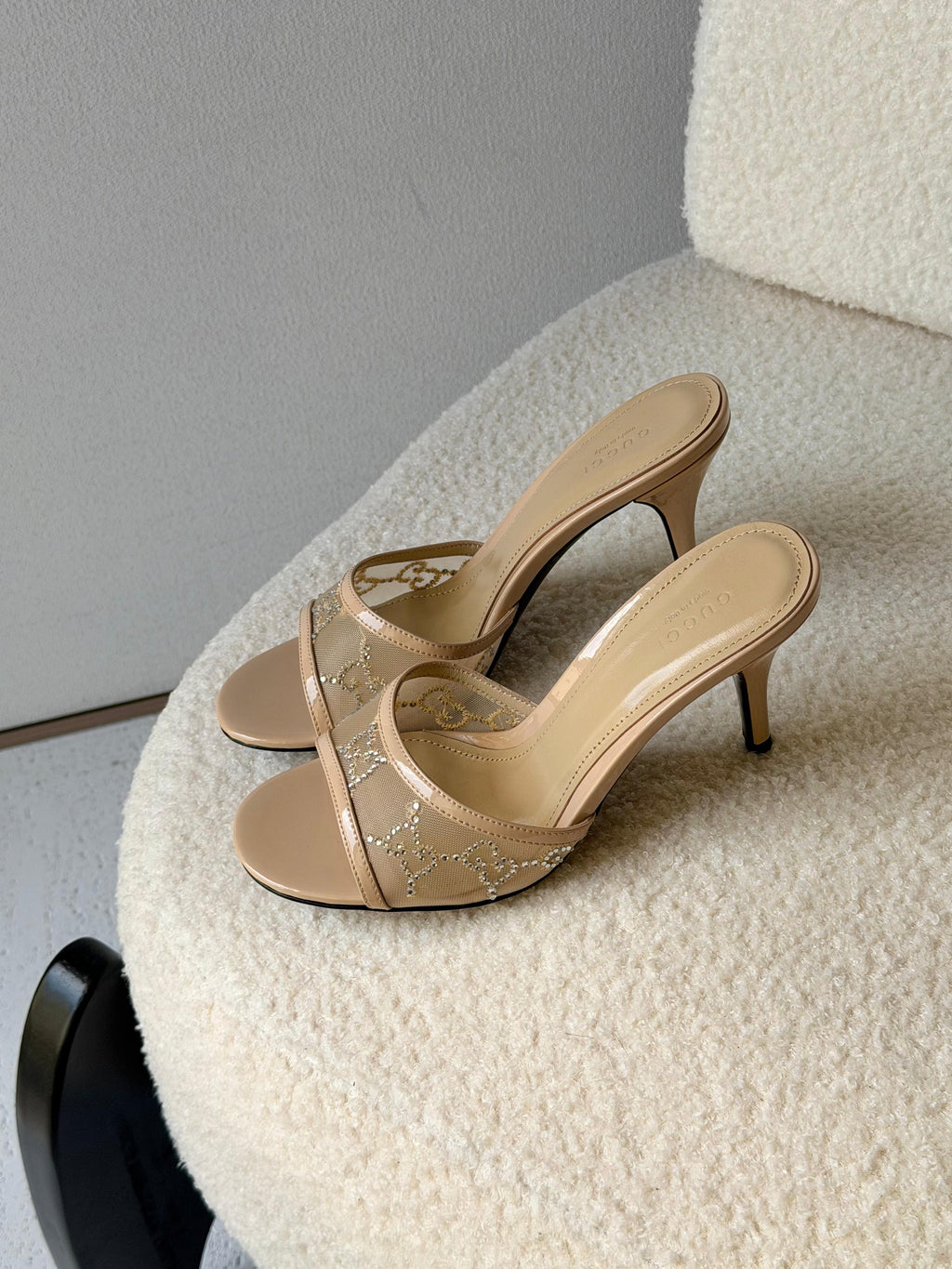 Gucci GG crystal sandals - 7