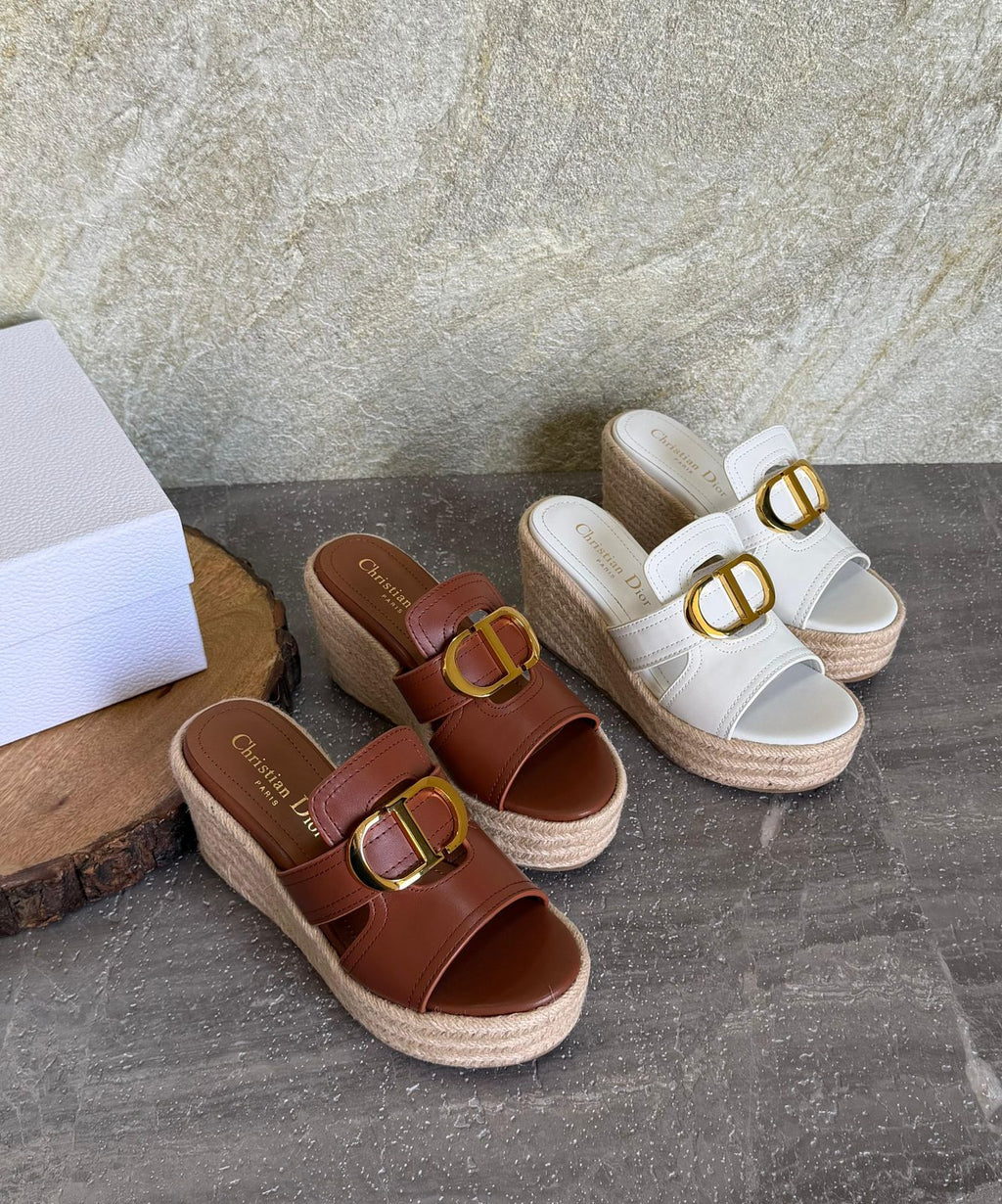 Dior 30 Montaigne Slide Wedge - 4