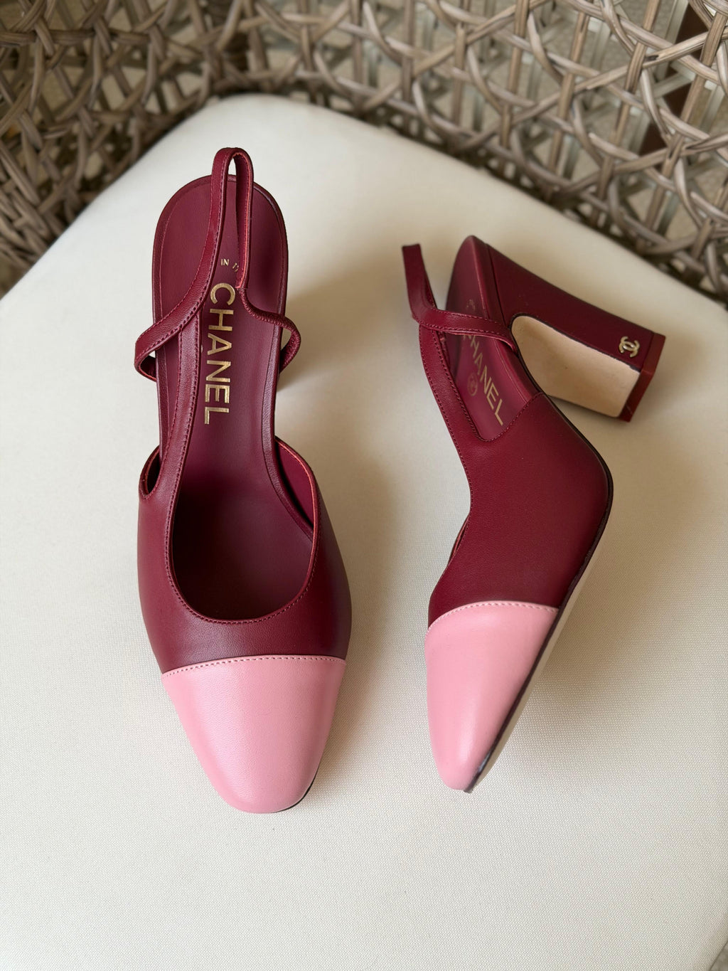 Chanel Slingbacks - Lambskin - 9