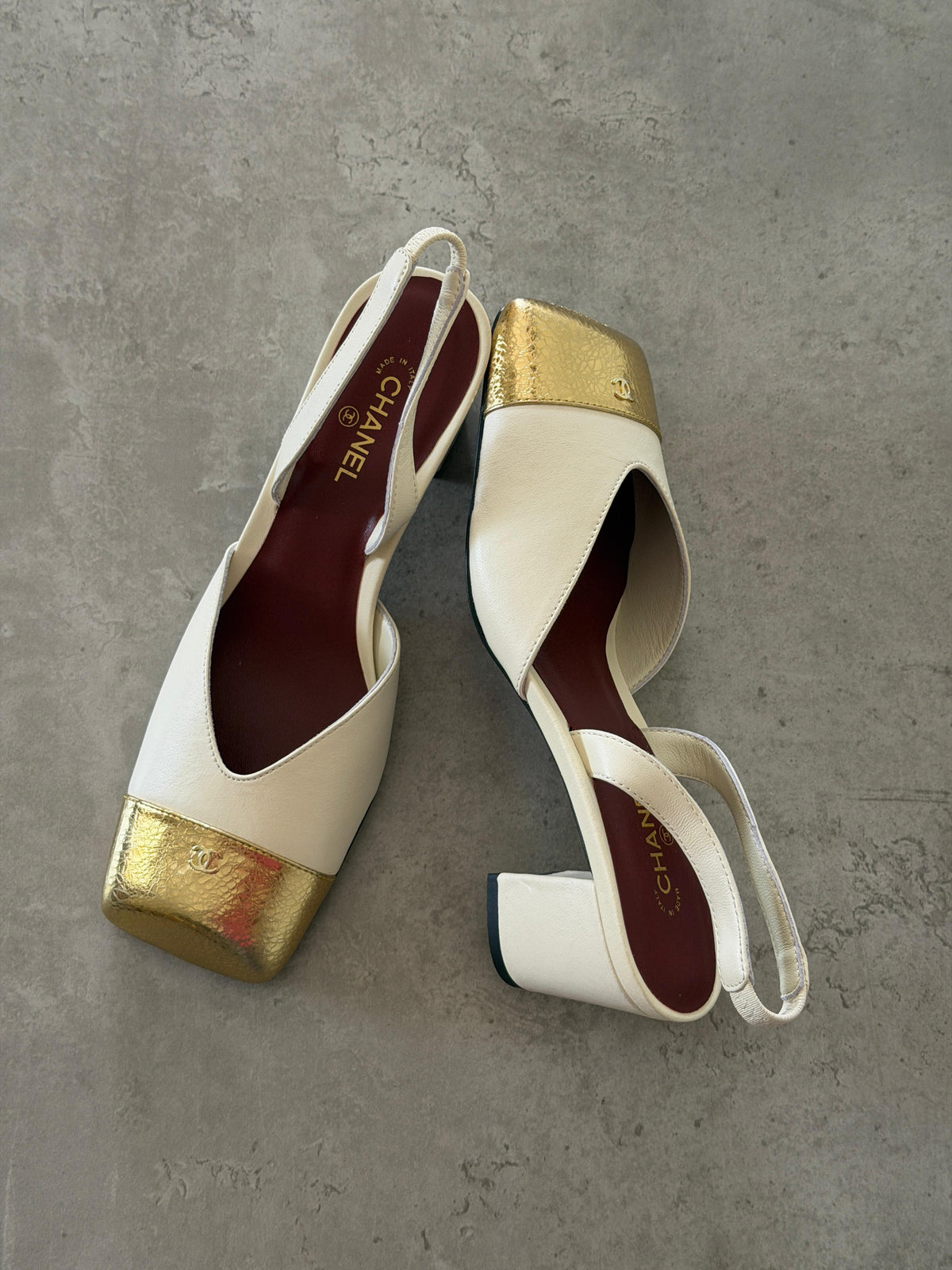 Chanel Slingbacks - Lambskin - 19