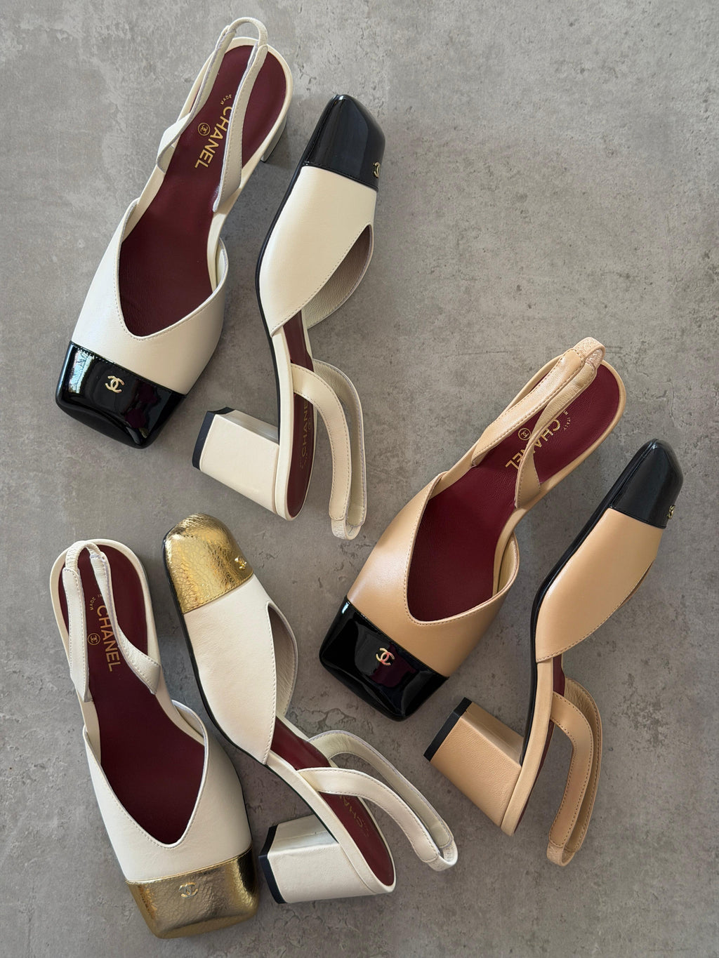 Chanel Slingbacks - Lambskin - 22