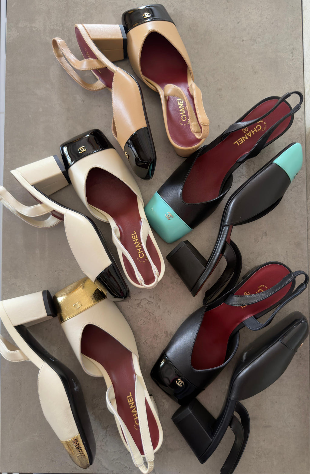 Chanel Slingbacks - Lambskin - 9