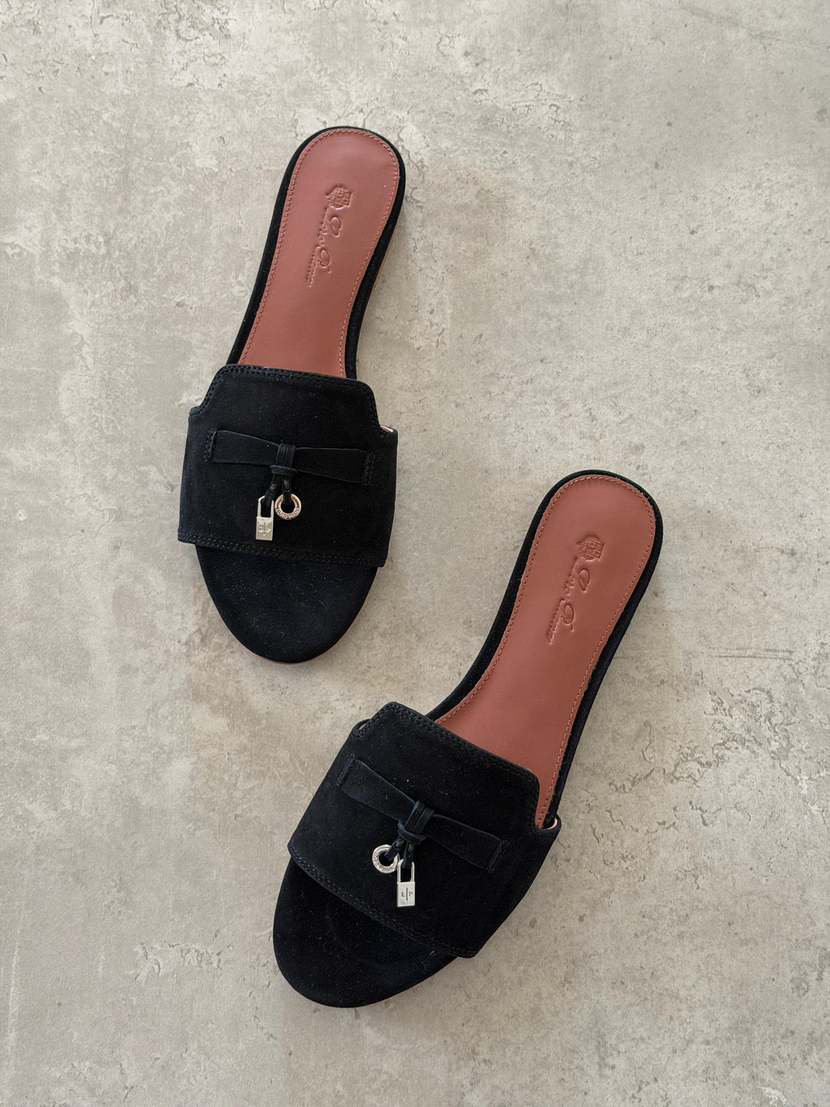 Loro Piana Summer Charms Sandals in Suede Goatskin - 2