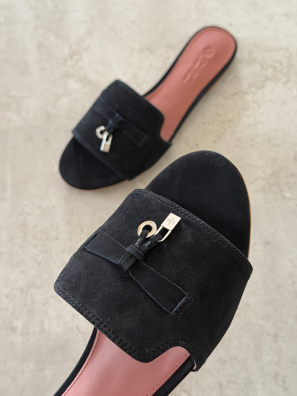 Loro Piana Summer Charms Sandals in Suede Goatskin - 14